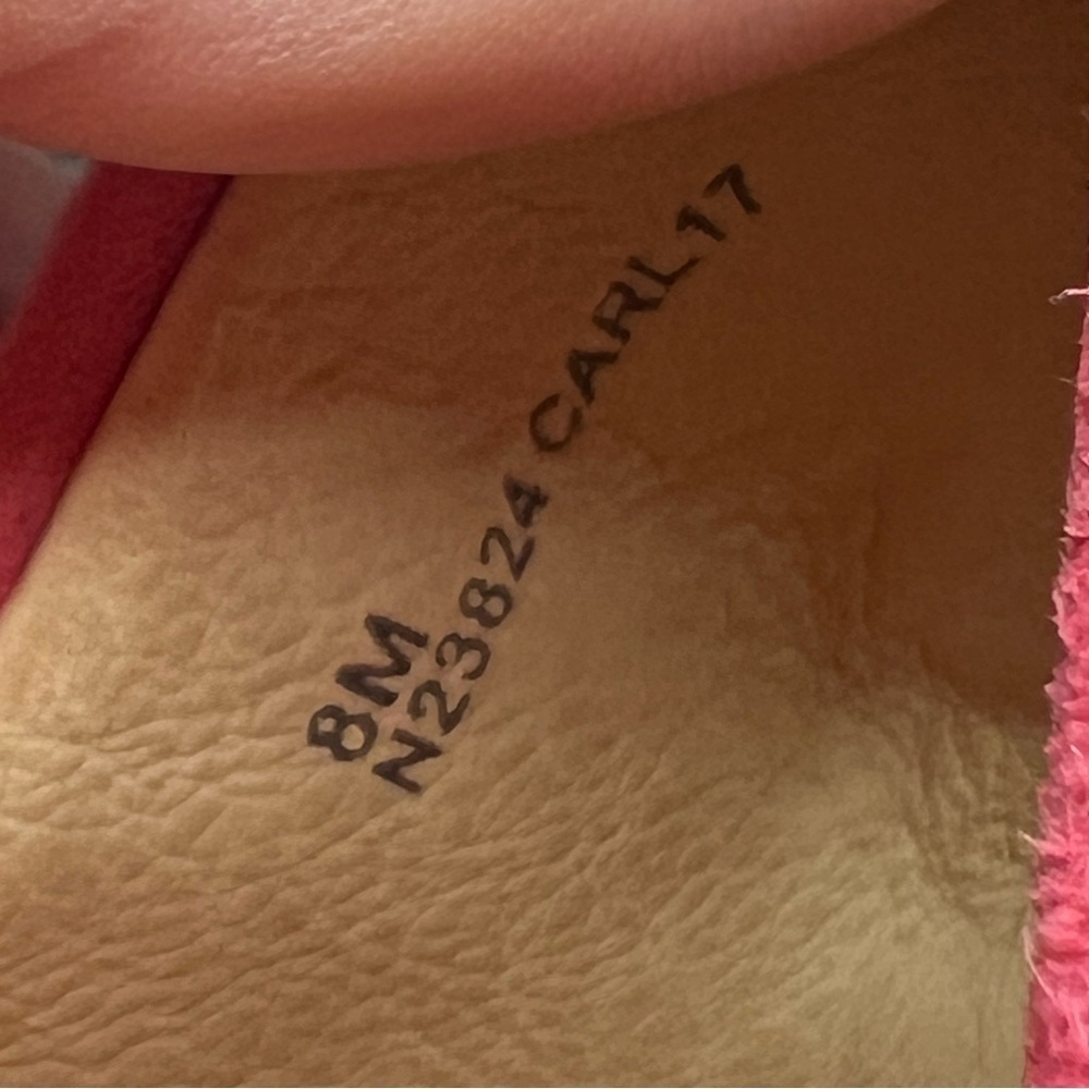 ONO Cara Pink Suede Slide Sandals Size 8M - Picture 9 of 9